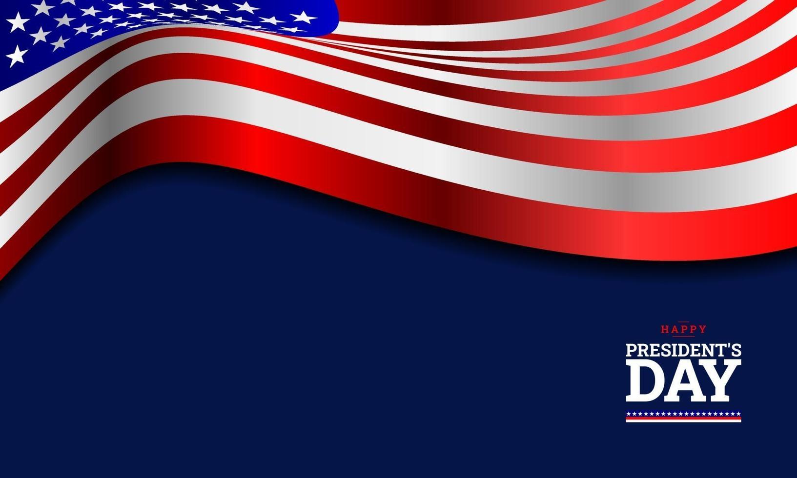 President's Day background vector