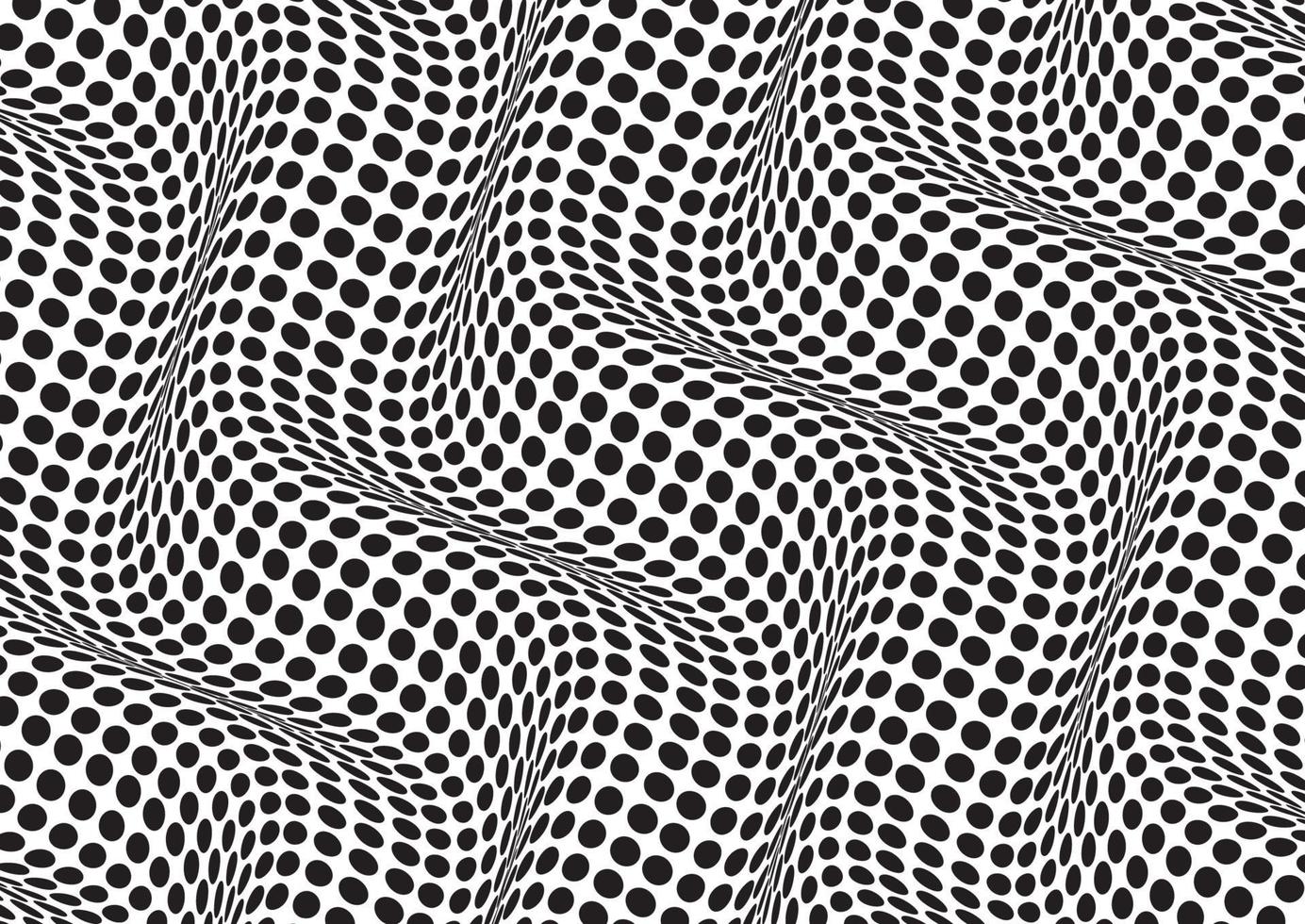 Abstract background with a black and white optical illusion vector