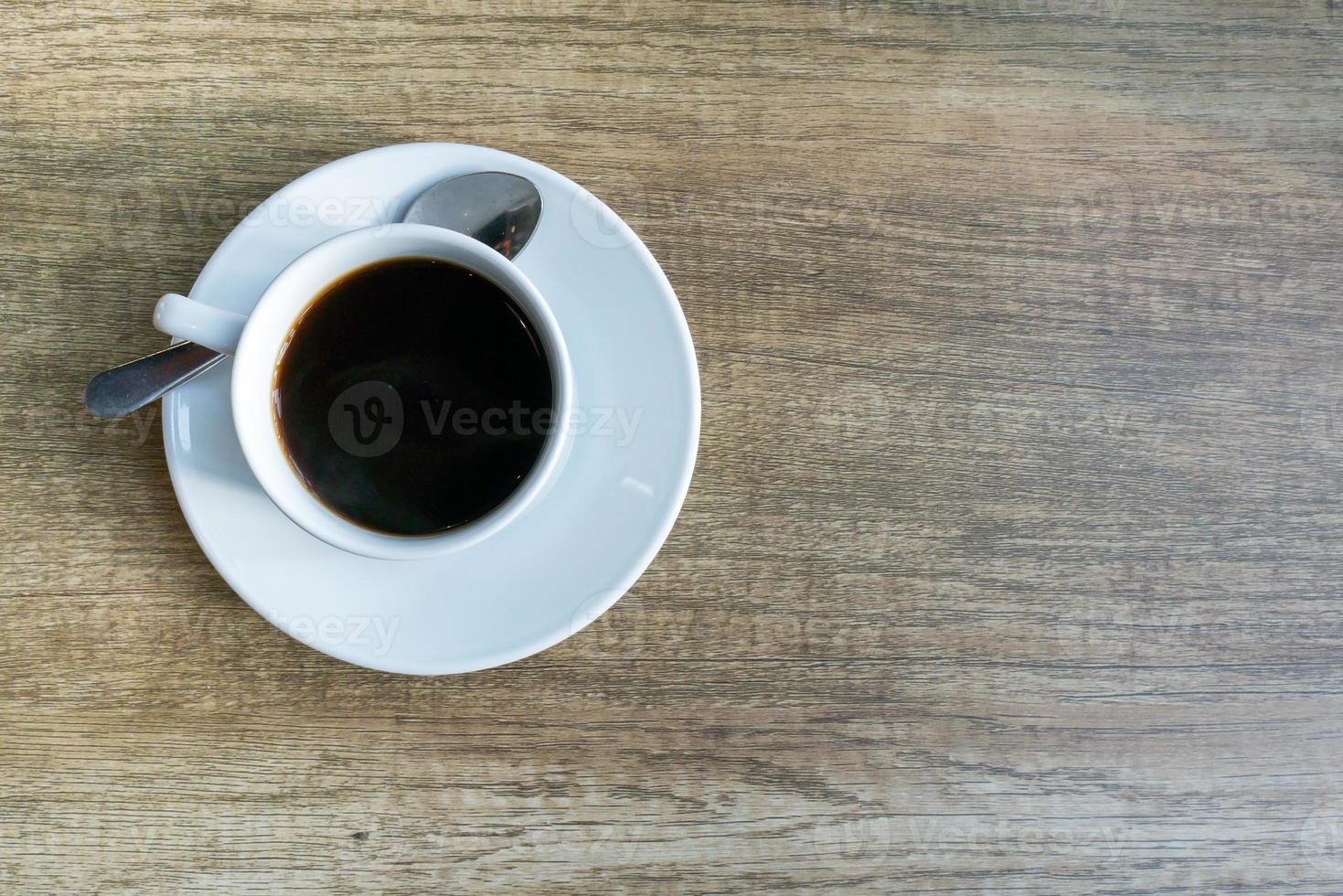 Coffee on table photo