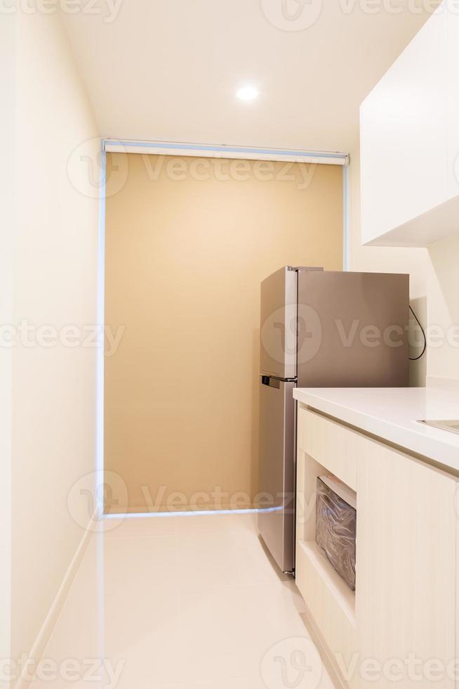 Kitchen brown color of modern condominium room photo