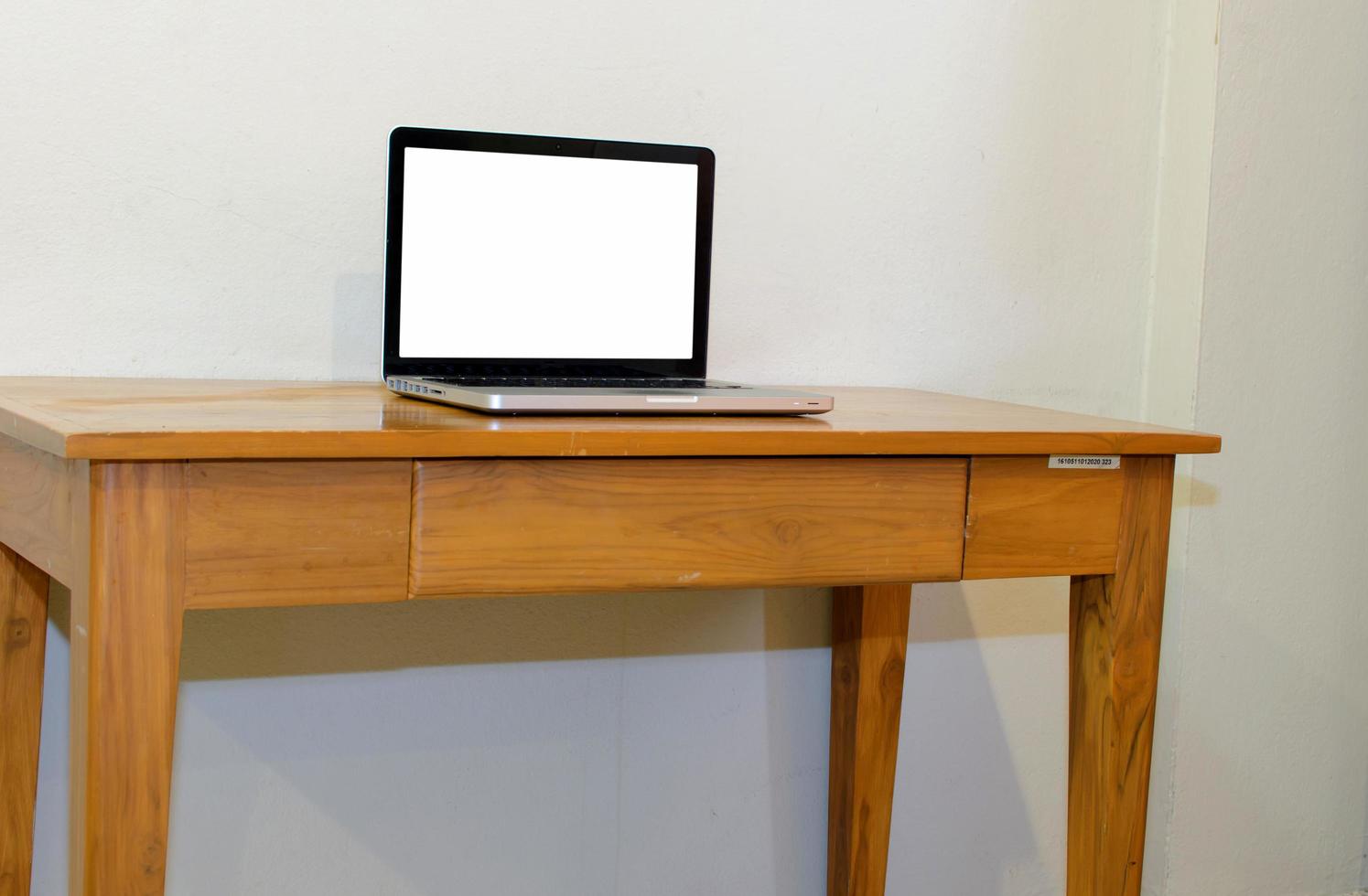 Computer on the table photo