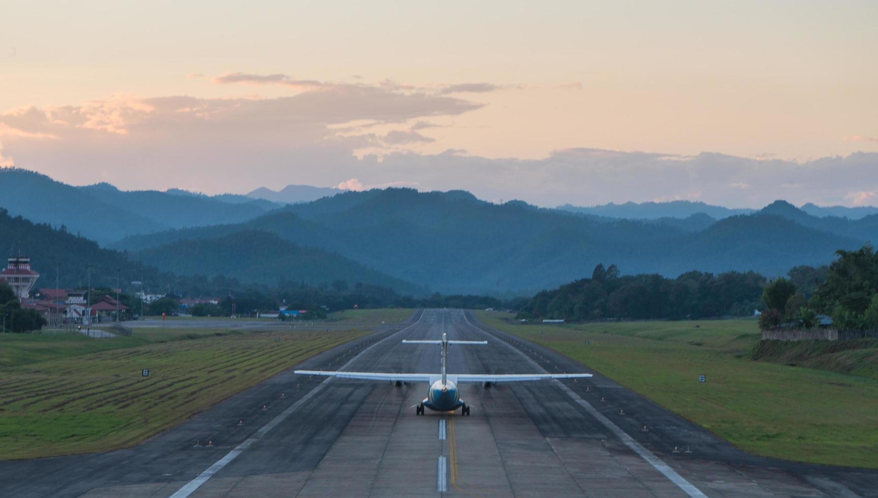 Plane at the airport photo