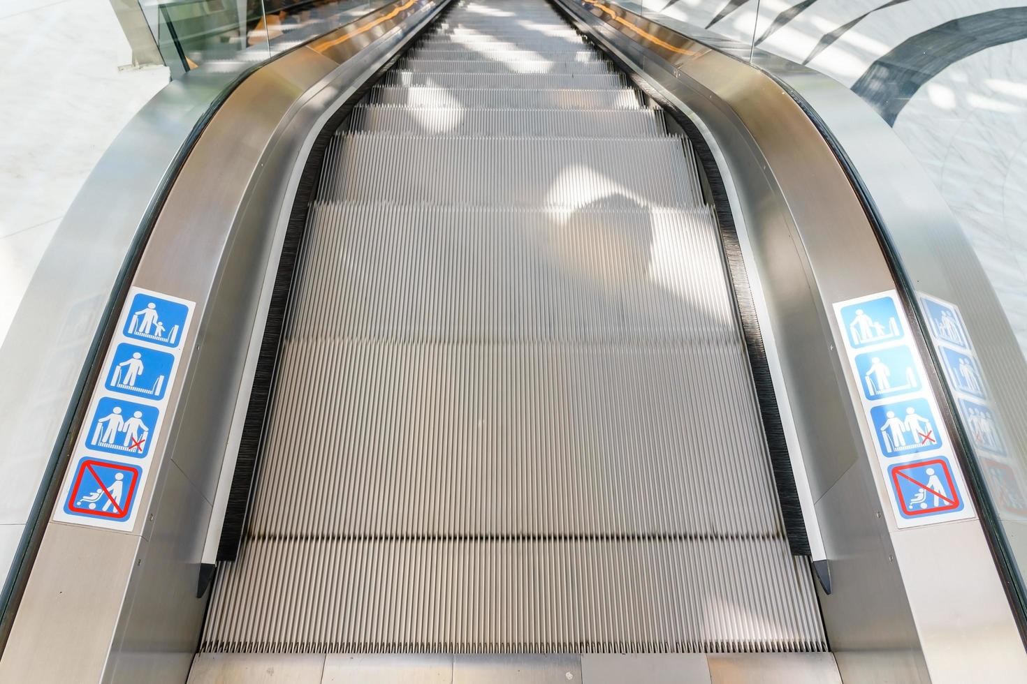 Escalator in Community Mall photo