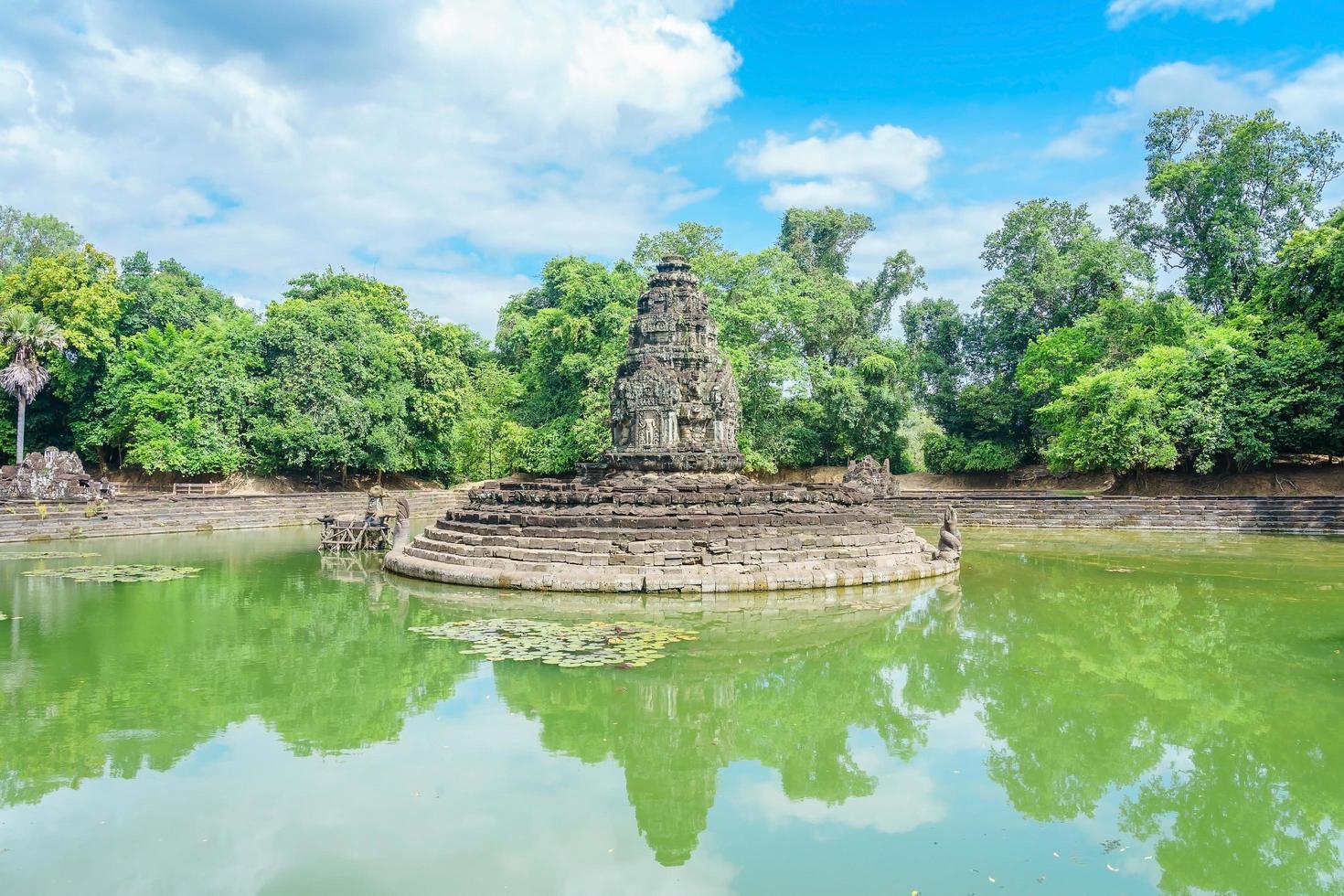 Preah Neak Pean at Siem Reap, Cambodia photo