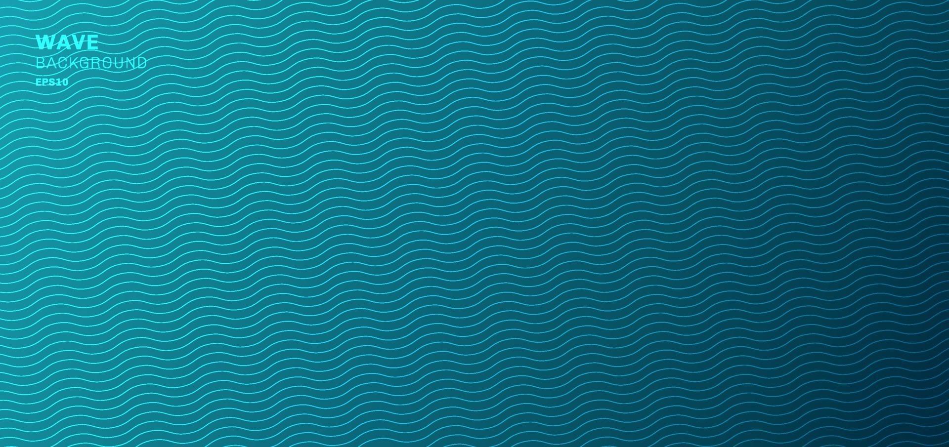 Abstract banner web template, blue wave lines pattern background and texture. vector