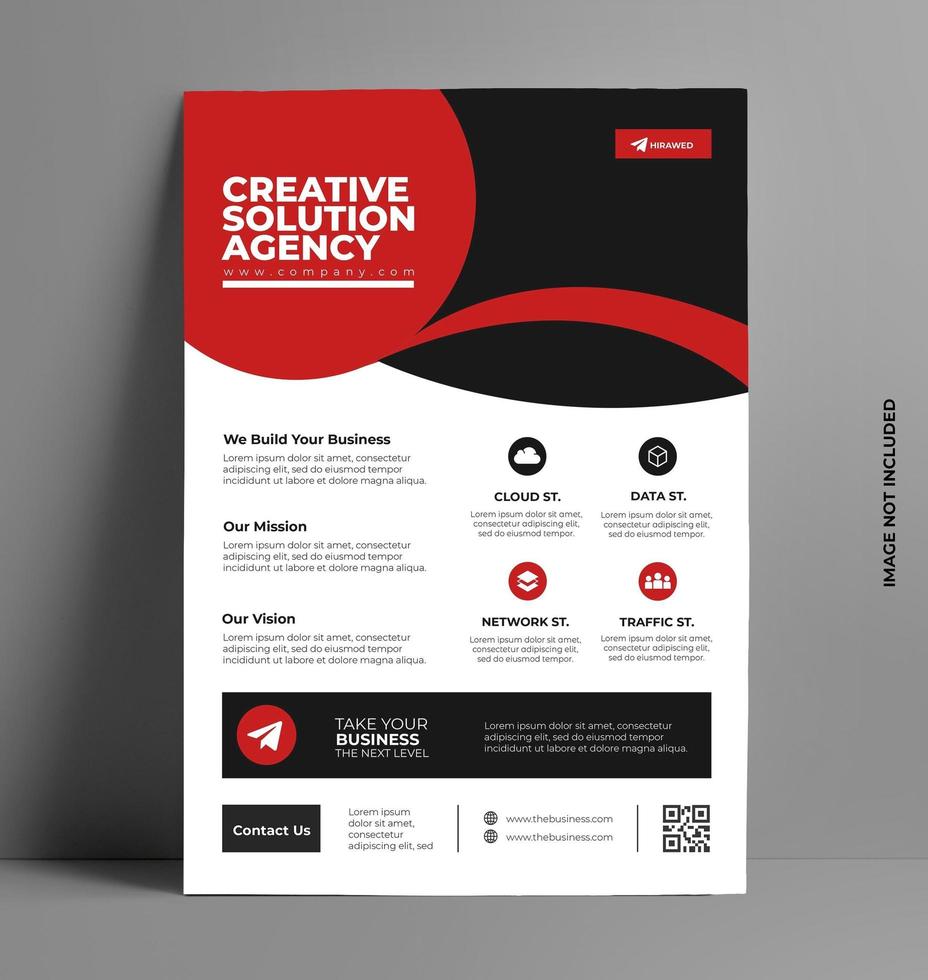 Vector Brochure Flyer Template Vector.