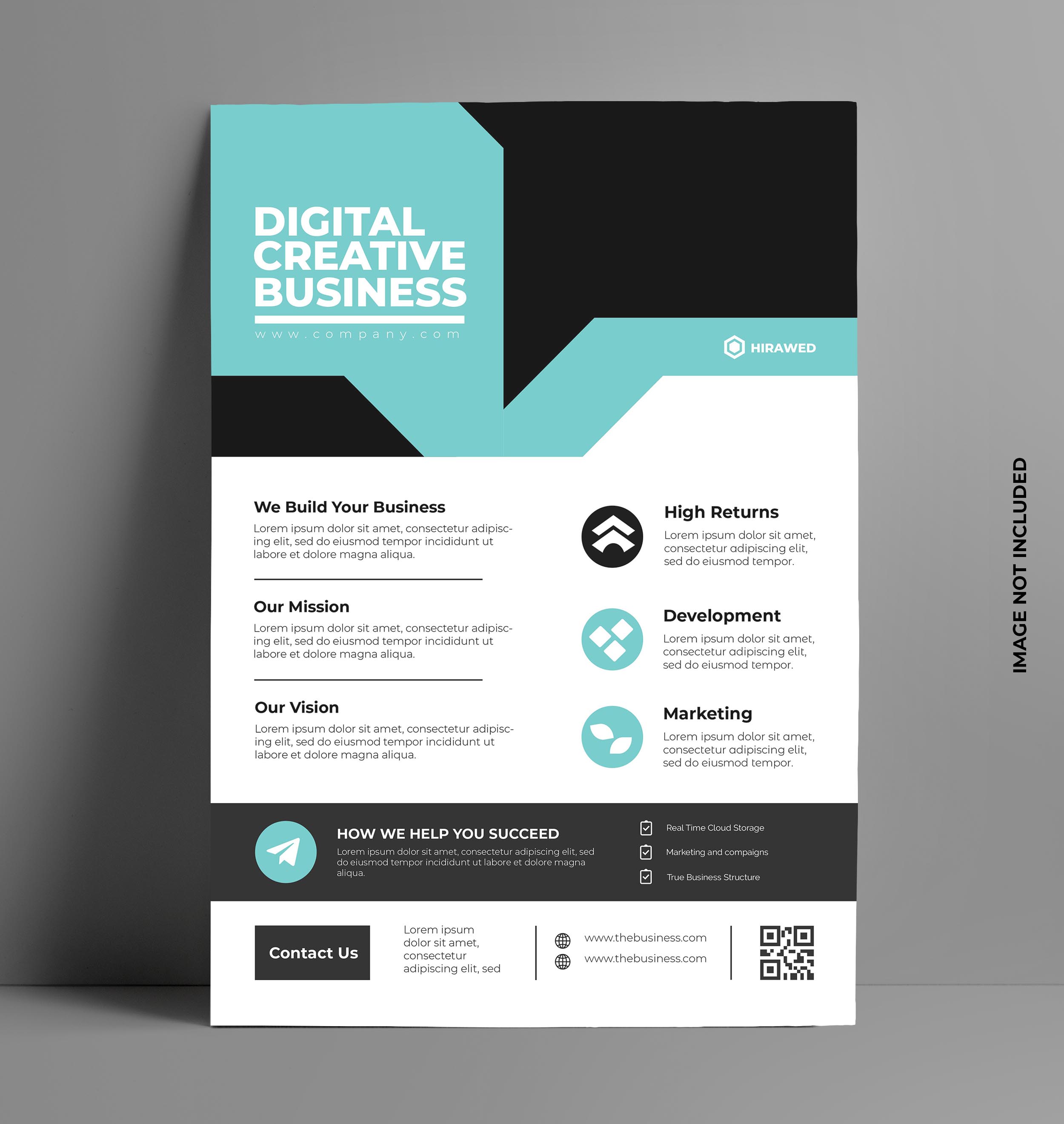 Vector Flyer Layout Template in A4 Size. 2012200 Vector Art at Vecteezy