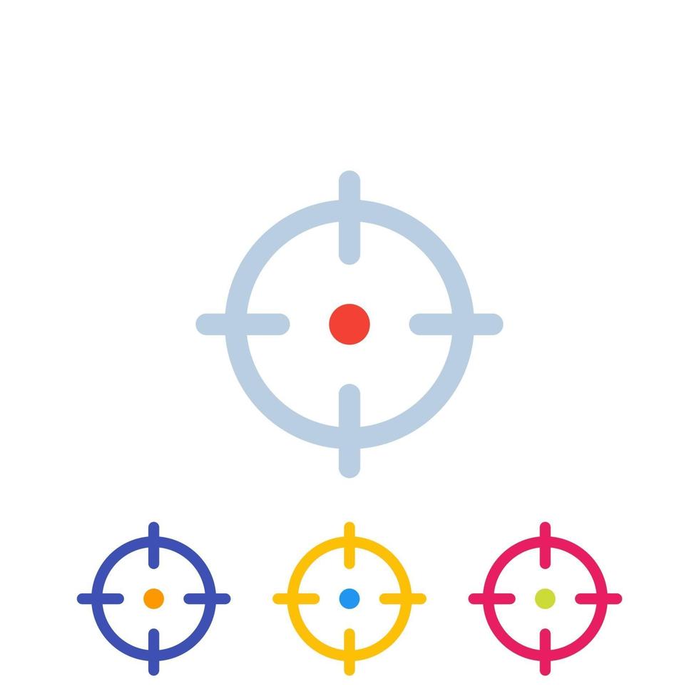 Target aim, crosshair vector icons.eps