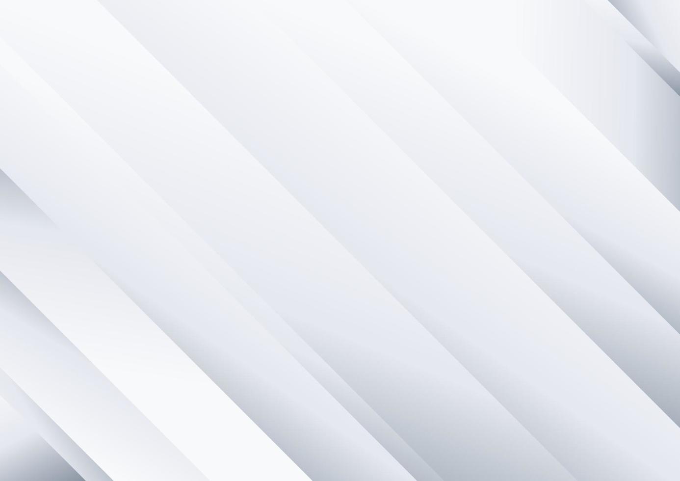 Abstract background white and gray diagonal stripes pattern vector