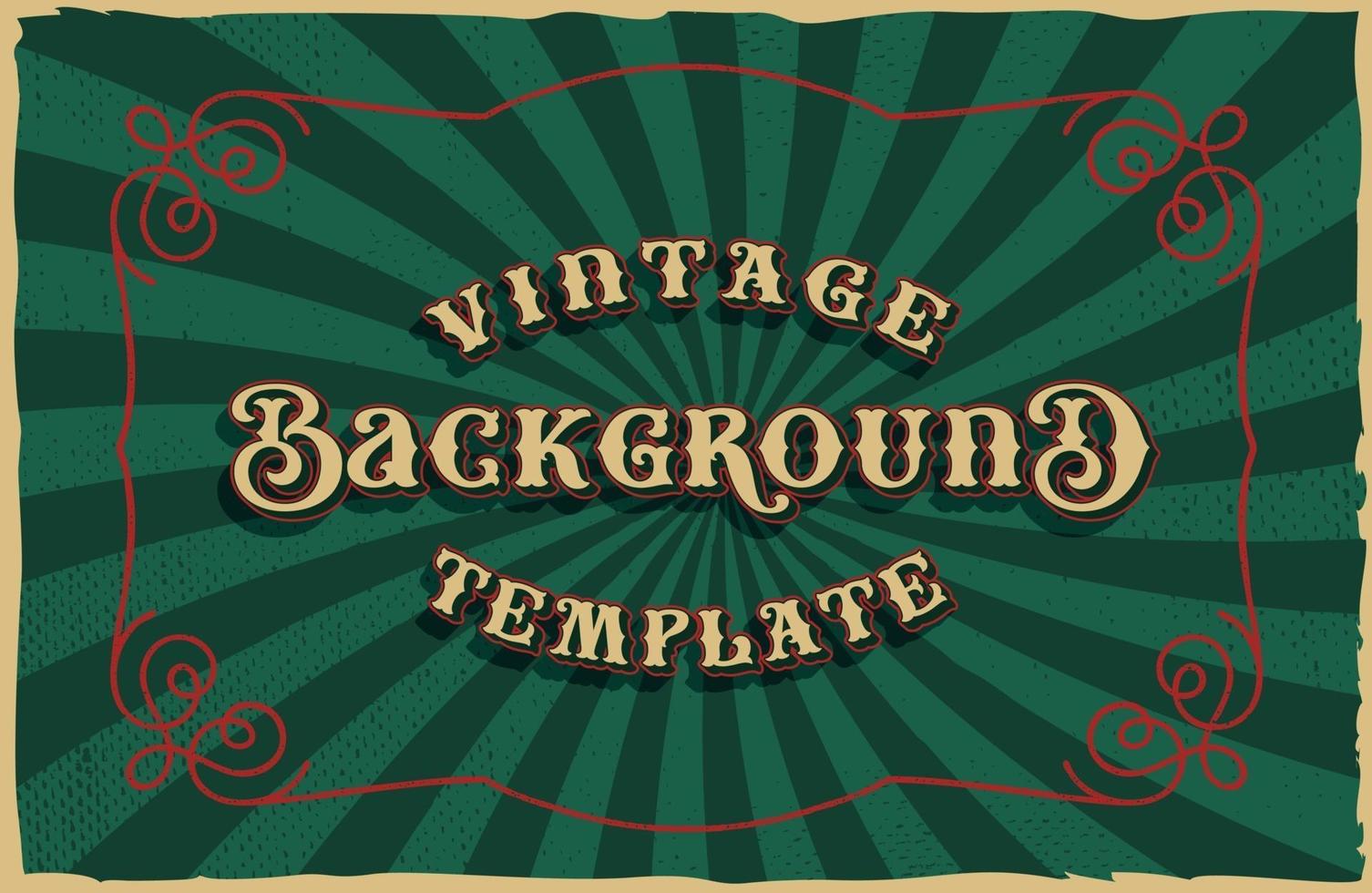 A vector old fashioned background, all elements are in separate groups.