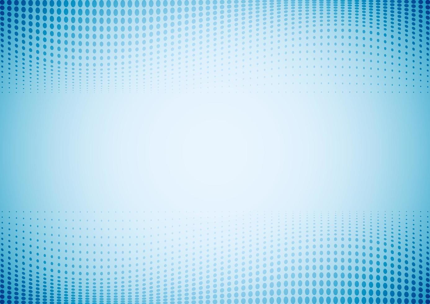 Abstract waves dots pattern halftone. Blue gradient background and texture. vector