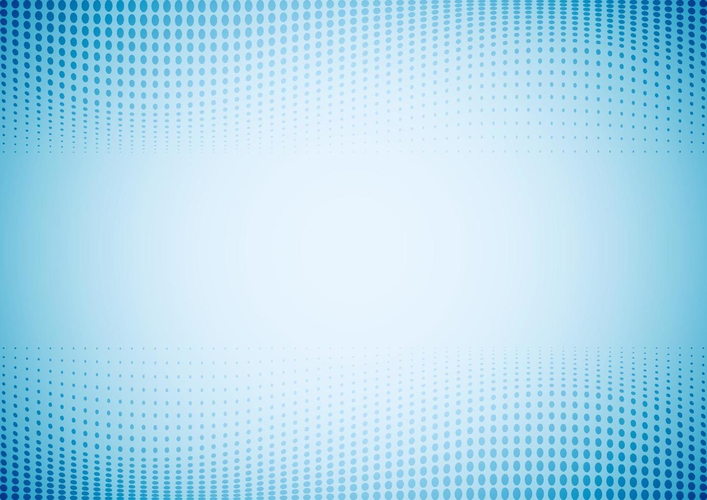 Abstract waves dots pattern halftone. Blue gradient background and texture. vector