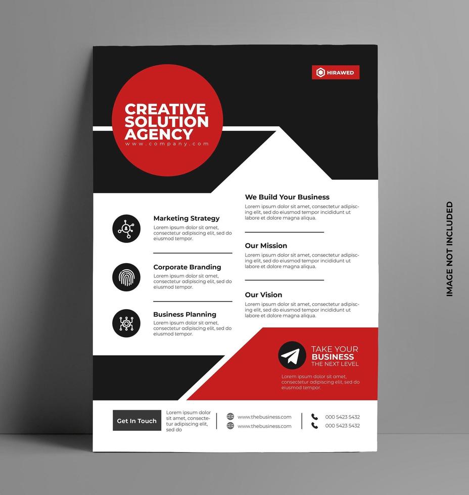 Corporate Multipurpose Flyer template. vector