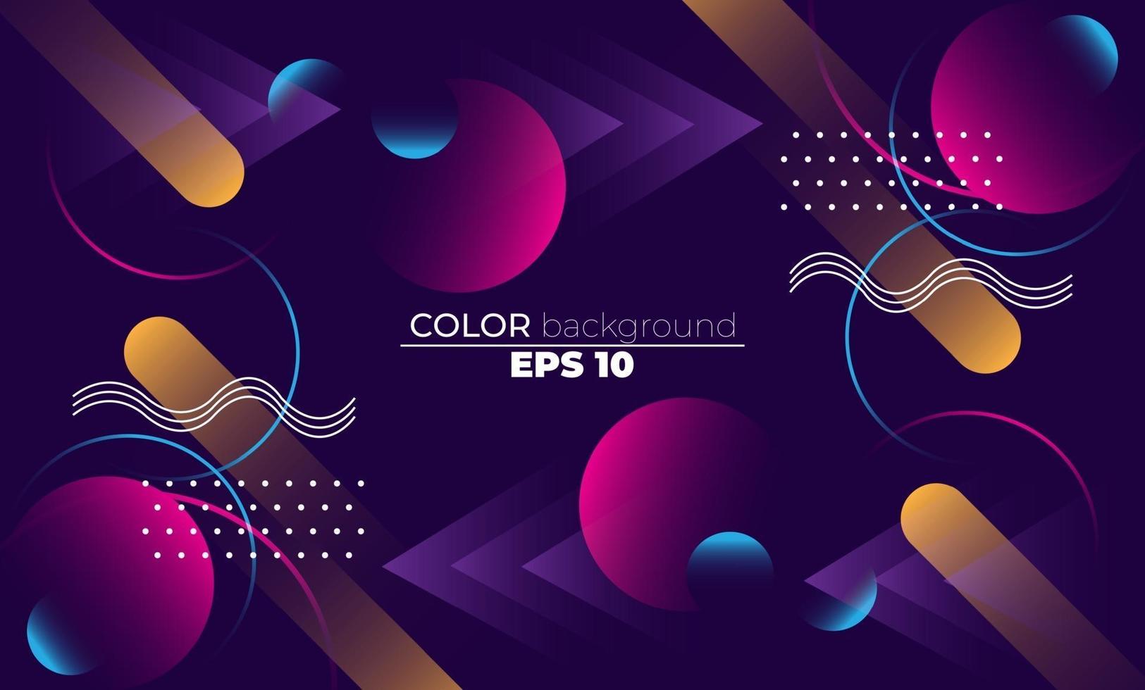 Colorful geometric background with gradient motion shapes composition. Applicable for gift card,  Poster on wall poster template,  landing page, ui, ux ,coverbook,  baner, social media posted, vector