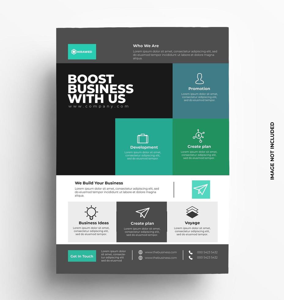 Brochure Flyer Design Layout Template vector