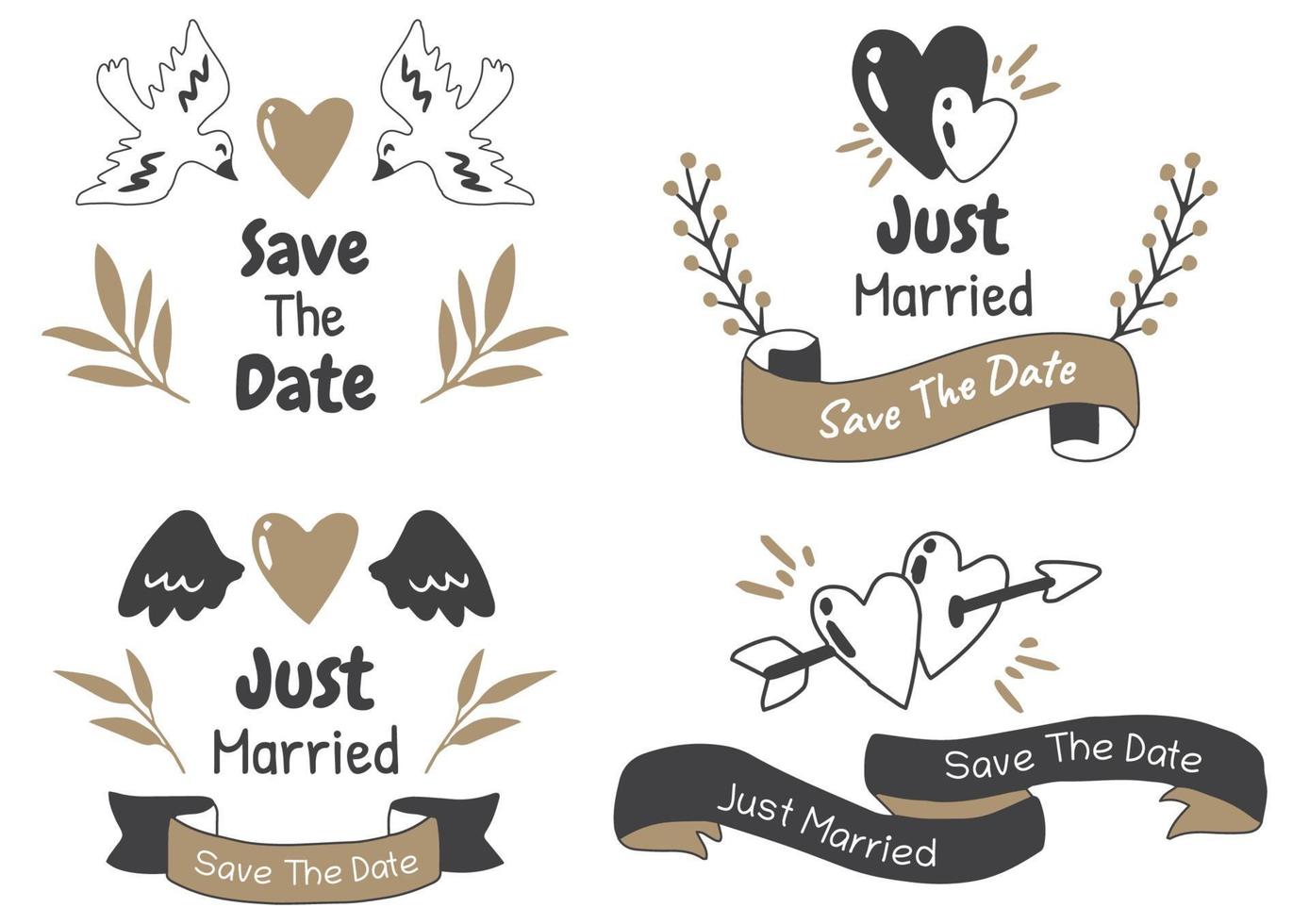 valentine's label Vector Logo for banner