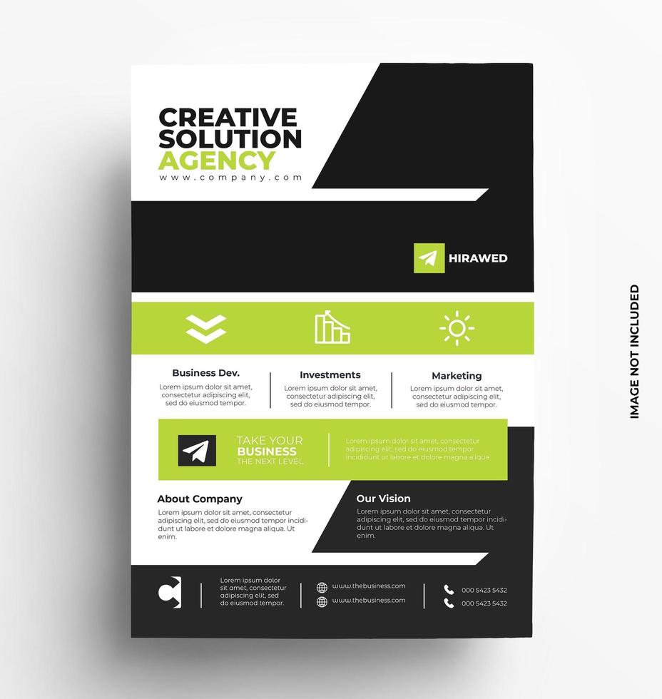 Modern Business Flyer. vector