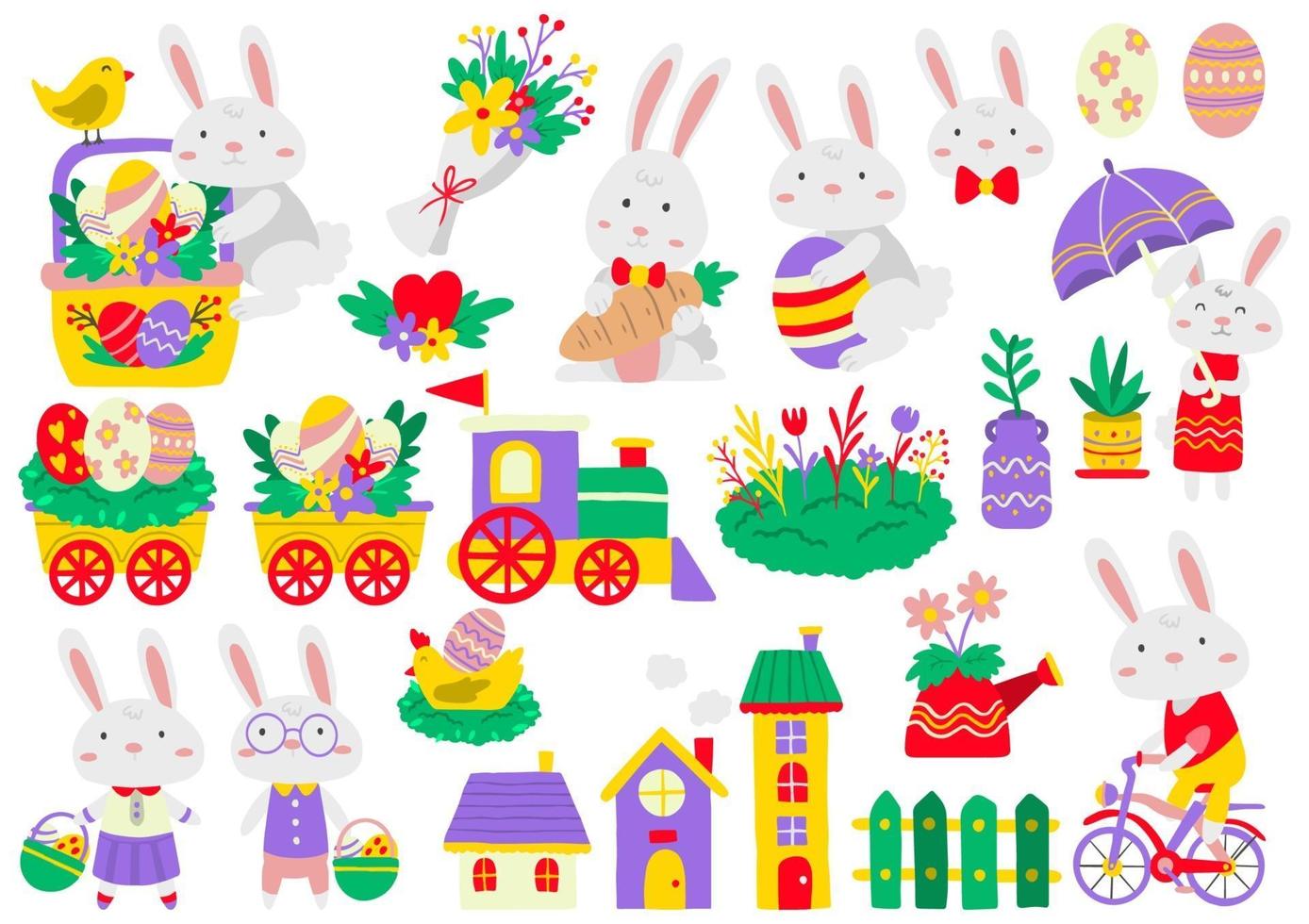 Easter Vector illustration for banner