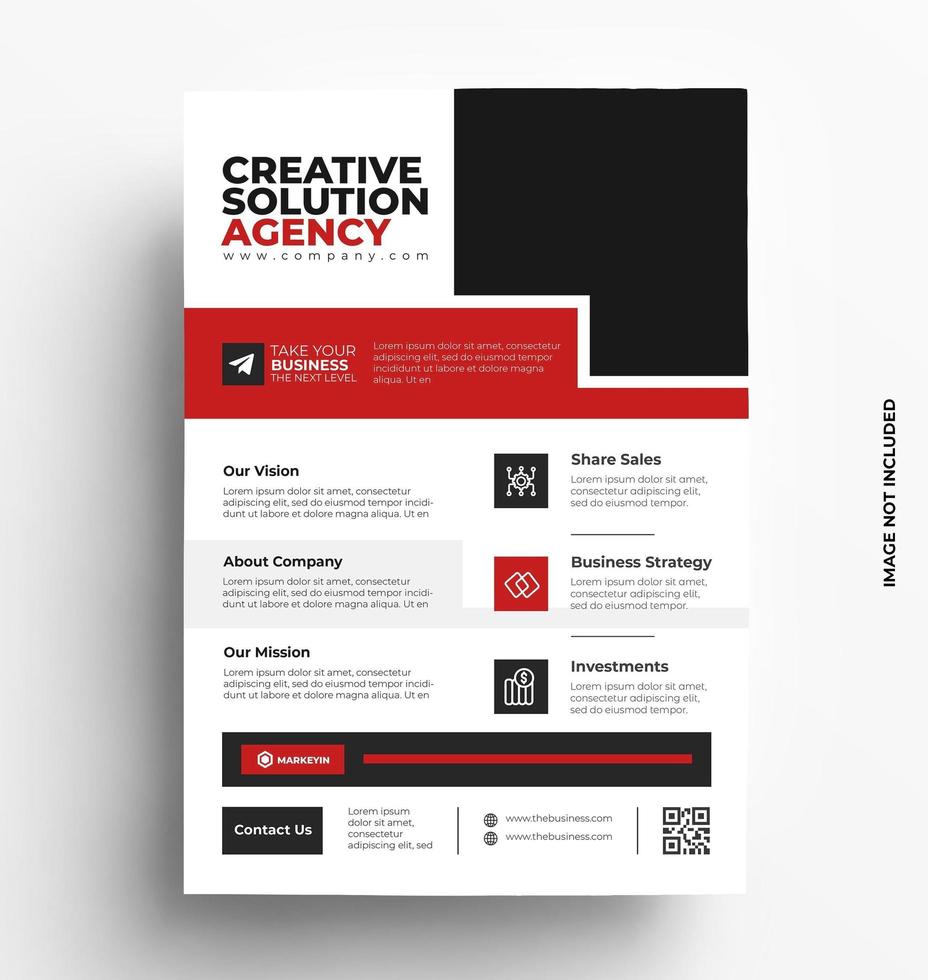 Multipurpose Corporate Business Flyer. vector