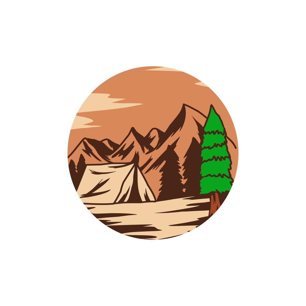 adventure art landscape graphic design vector
