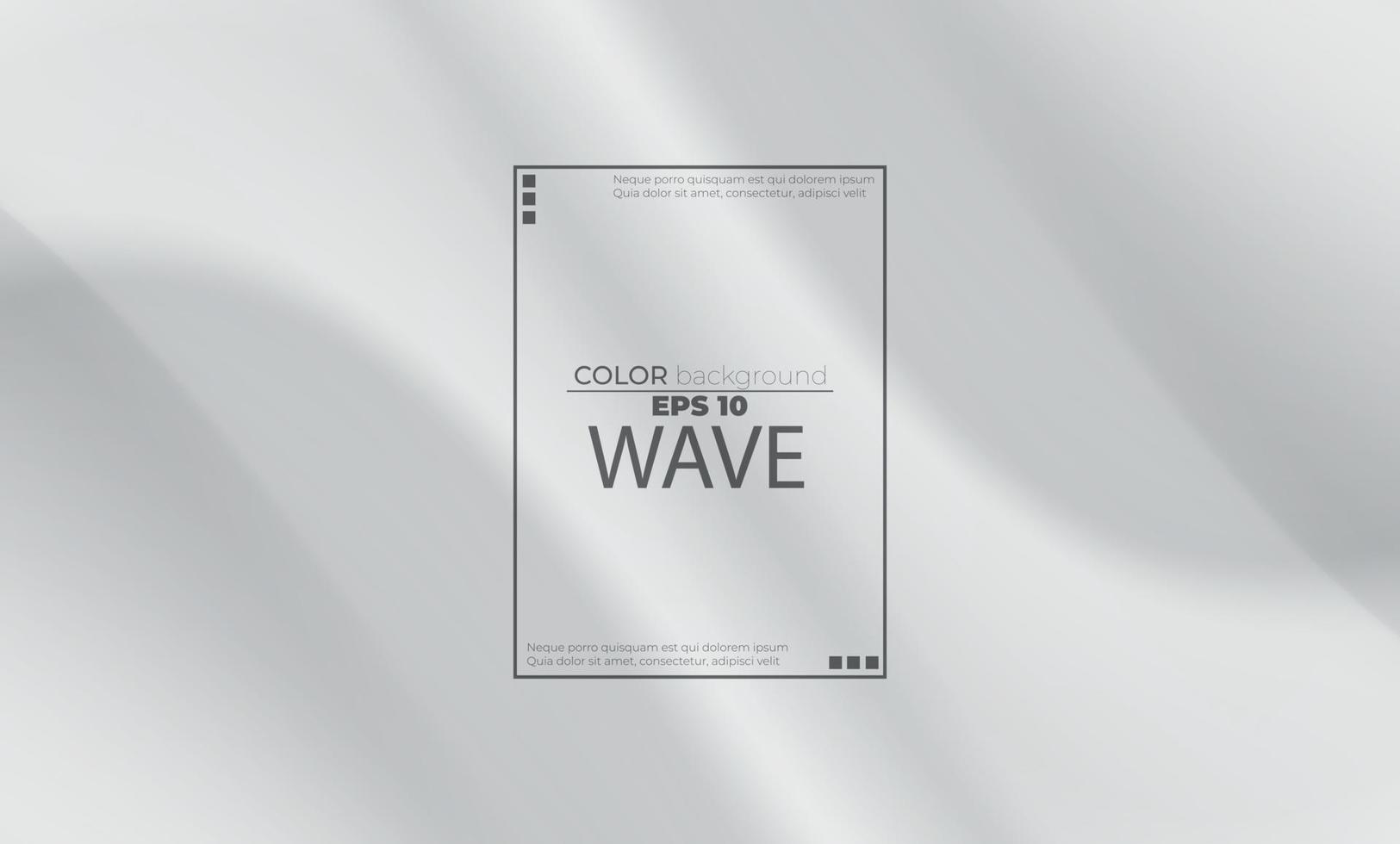 White liquid background abstract with soft waves fluid. cool gradient shapes vector