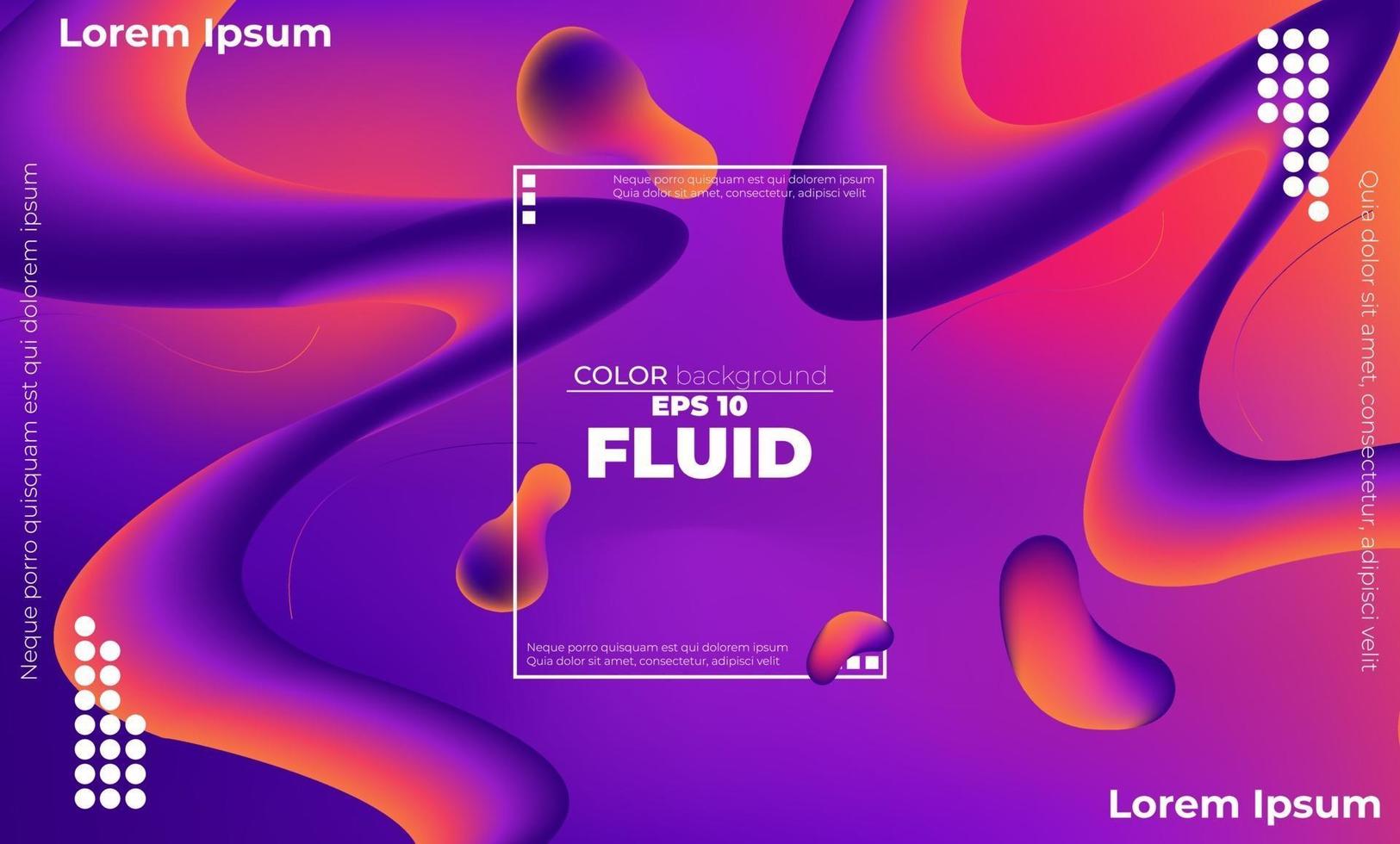 Abstract fluid color pattern of neon color liquid gradient background with modern geometric dynamic motion style Suitable For Wallpaper, Banner, Background, Card, Book Illustration, landing page, vector