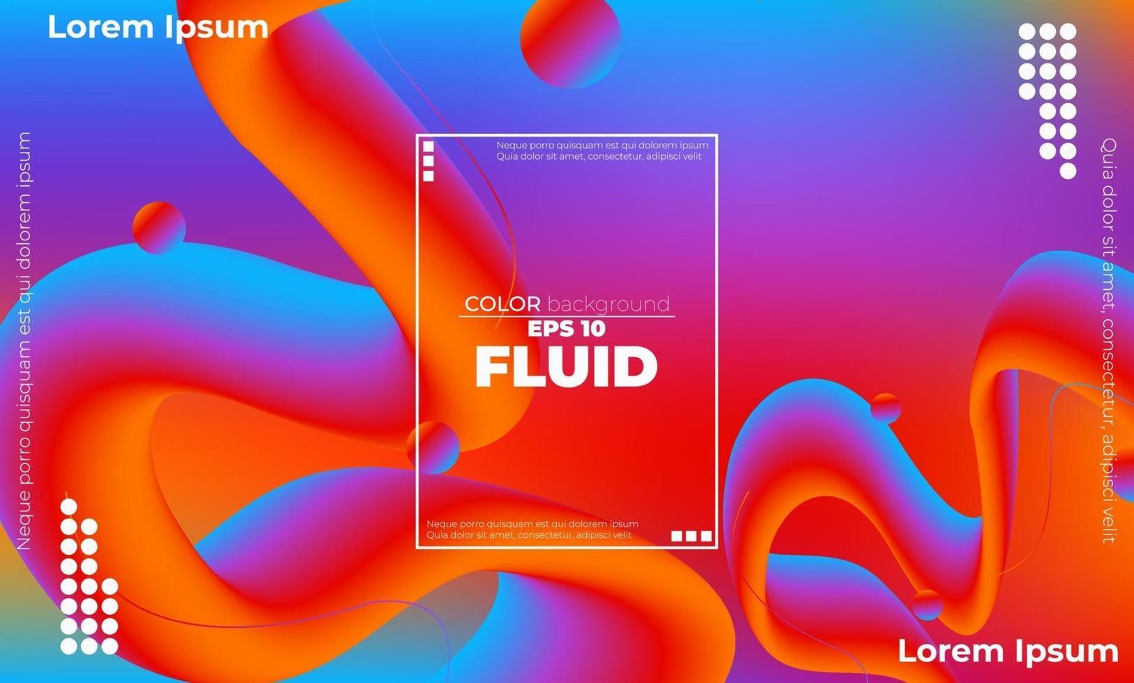 Abstract fluid color pattern of neon color liquid gradient background with modern geometric dynamic motion style Suitable For Wallpaper, Banner, Background, Card, Book Illustration, landing page, vector