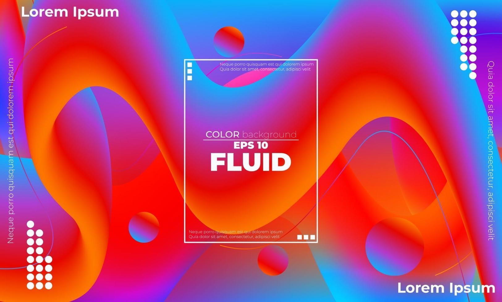 Abstract fluid color pattern of neon color liquid gradient background with modern geometric dynamic motion style Suitable For Wallpaper, Banner, Background, Card, Book Illustration, landing page, vector
