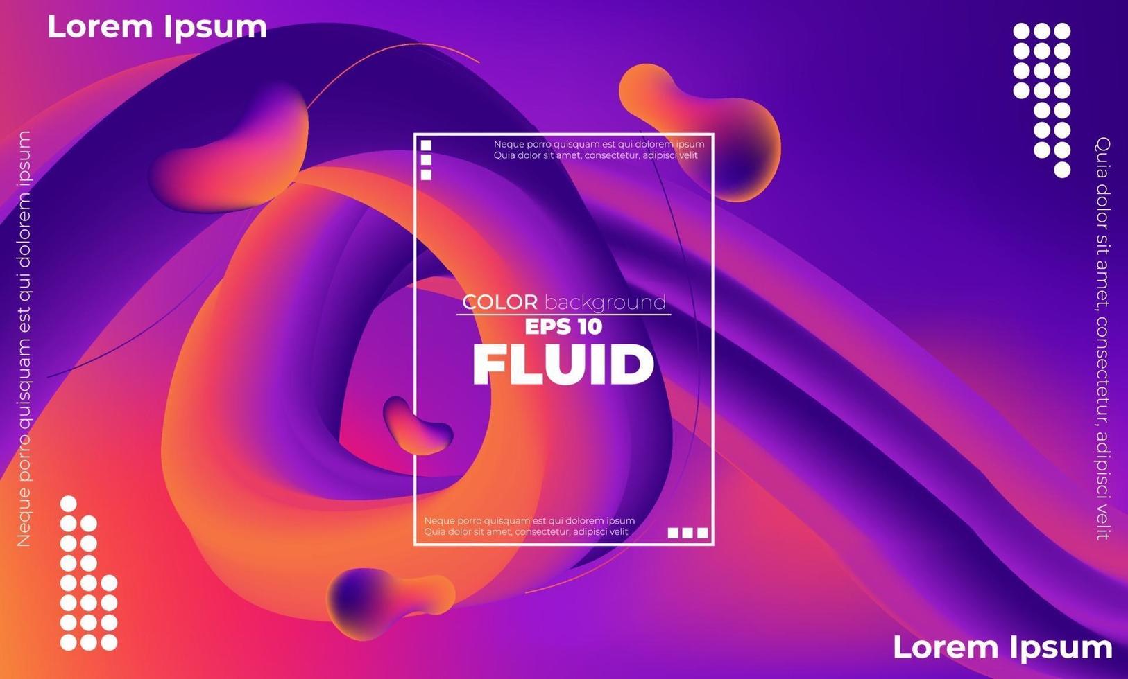 Abstract fluid color pattern of neon color liquid gradient background with modern geometric dynamic motion style Suitable For Wallpaper, Banner, Background, Card, Book Illustration, landing page, vector