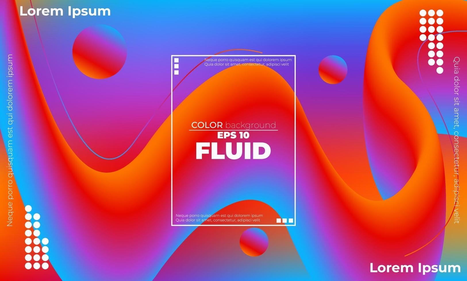 Abstract fluid color pattern of neon color liquid gradient background with modern geometric dynamic motion style Suitable For Wallpaper, Banner, Background, Card, Book Illustration, landing page, vector