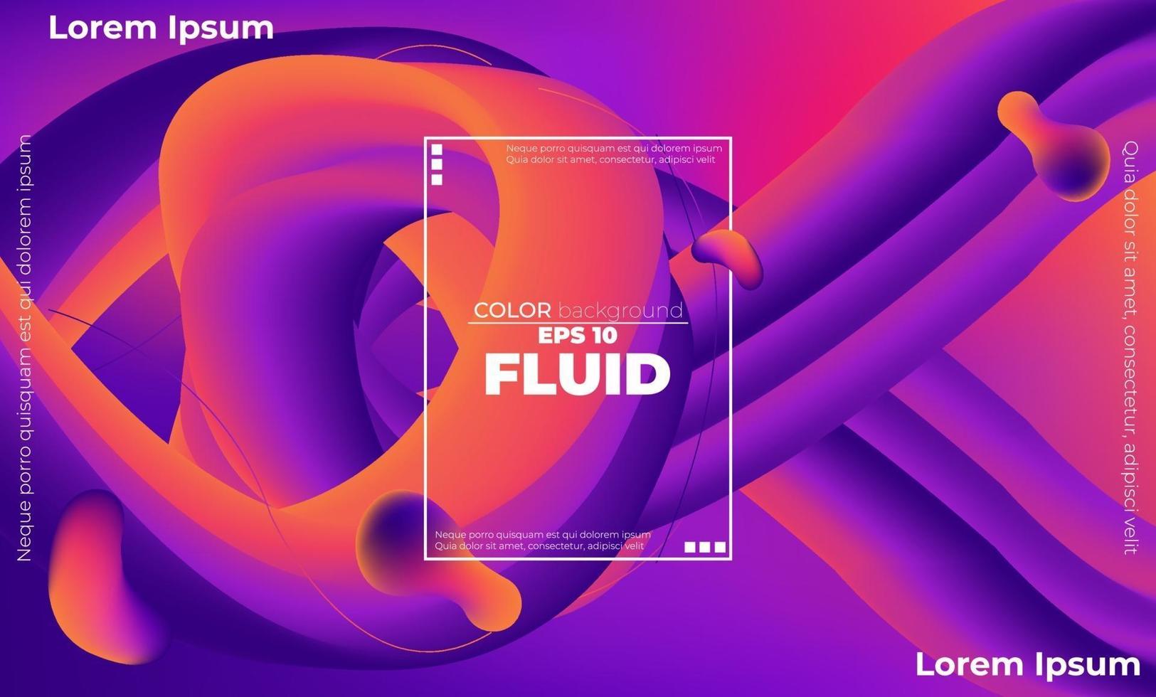 Abstract fluid color pattern of neon color liquid gradient background with modern geometric dynamic motion style Suitable For Wallpaper, Banner, Background, Card, Book Illustration, landing page, vector