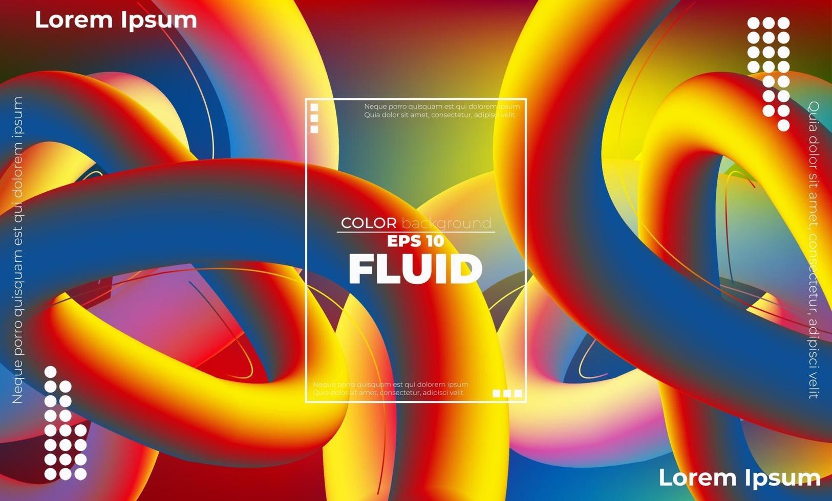Abstract fluid color pattern of neon color liquid gradient background with modern geometric dynamic motion style Suitable For Wallpaper, Banner, Background, Card, Book Illustration, landing page, vector