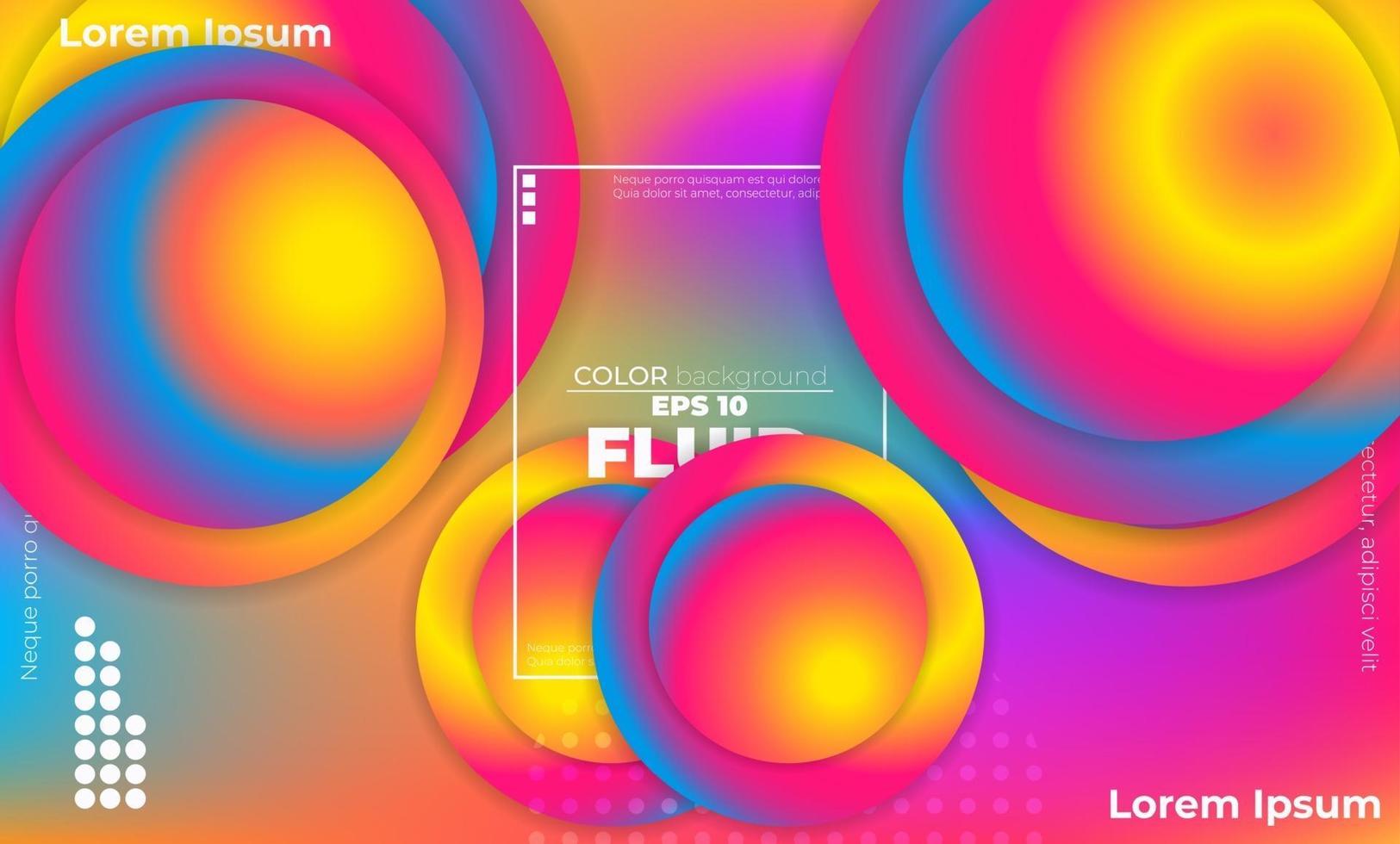 Abstract fluid color pattern of neon color liquid gradient background with modern geometric dynamic motion style Suitable For Wallpaper, Banner, Background, Card, Book Illustration, landing page, vector