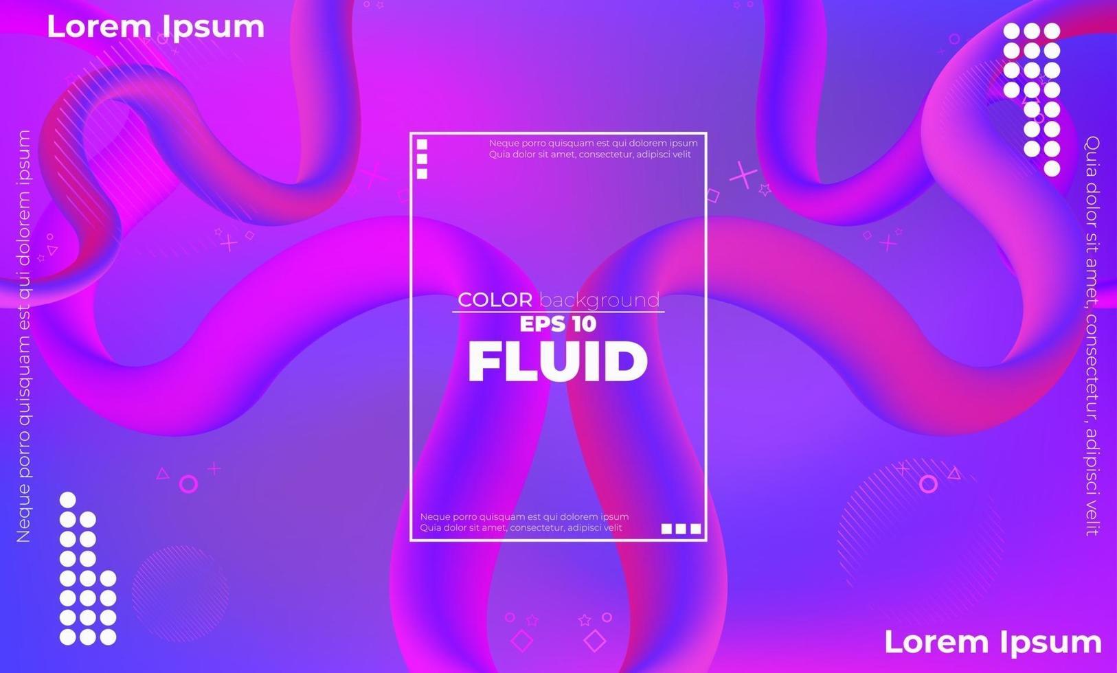 Abstract fluid color pattern of neon color liquid gradient background with modern geometric dynamic motion style Suitable For Wallpaper, Banner, Background, Card, Book Illustration, landing page, vector