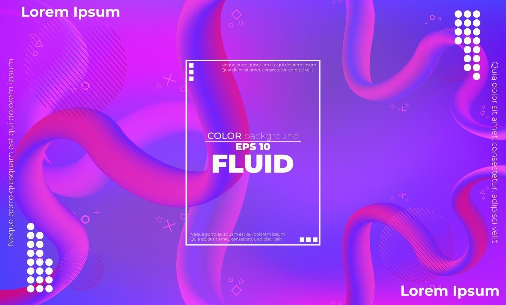 Abstract fluid color pattern of neon color liquid gradient background with modern geometric dynamic motion style Suitable For Wallpaper, Banner, Background, Card, Book Illustration, landing page, vector