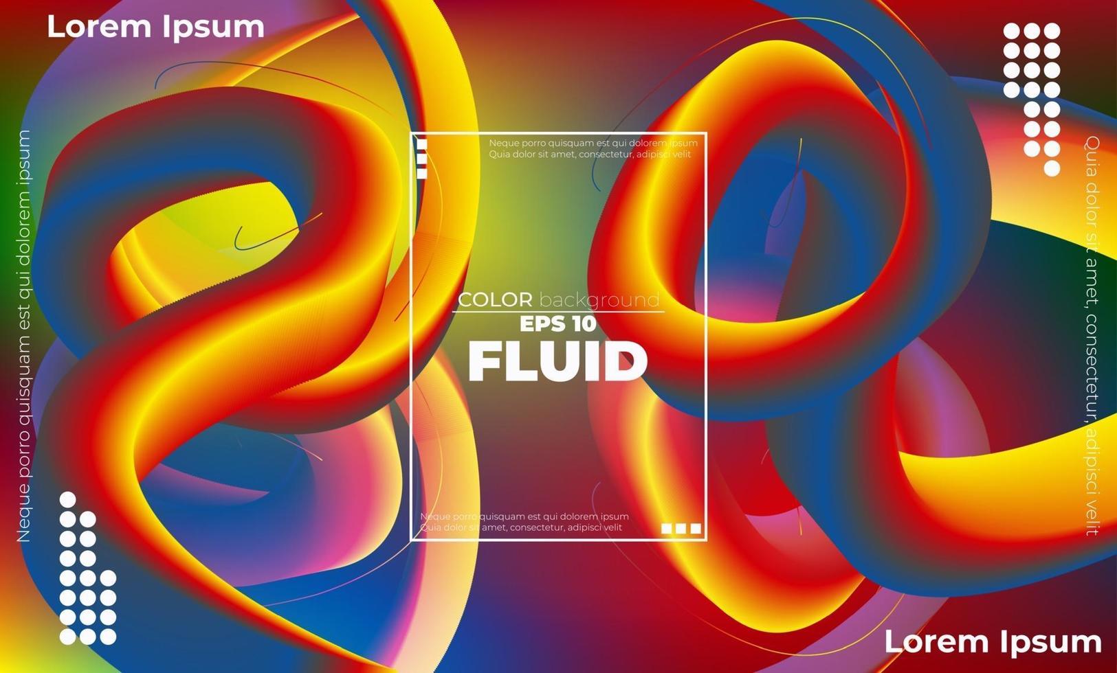 Abstract fluid color pattern of neon color liquid gradient background with modern geometric dynamic motion style Suitable For Wallpaper, Banner, Background, Card, Book Illustration, landing page, vector