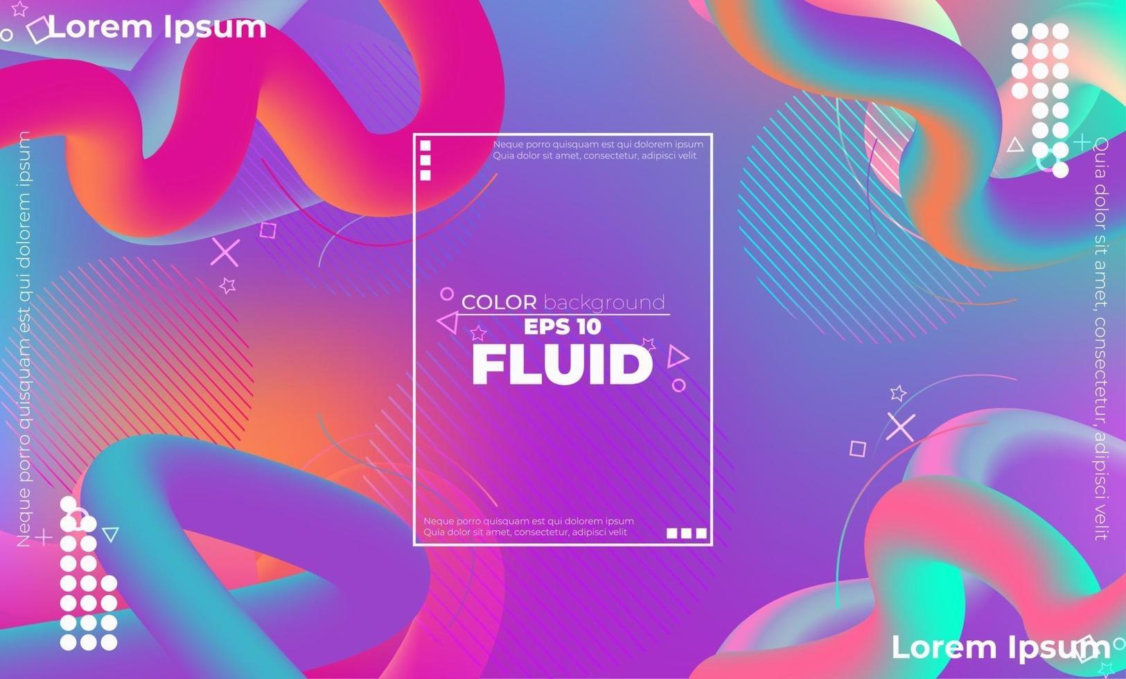 Creative geometric wallpaper. Trendy fluid flow gradient shapes composition. Visual Supply Company background for gift card,  Poster on wall poster template,  landing page, ui, ux ,coverbook,  baner, vector