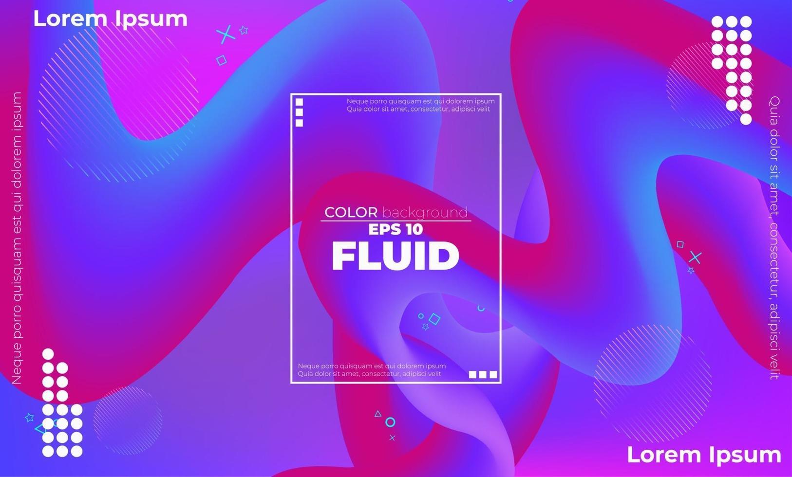 Abstract fluid color pattern of neon color liquid gradient background with modern geometric dynamic motion style Suitable For Wallpaper, Banner, Background, Card, Book Illustration, landing page, vector