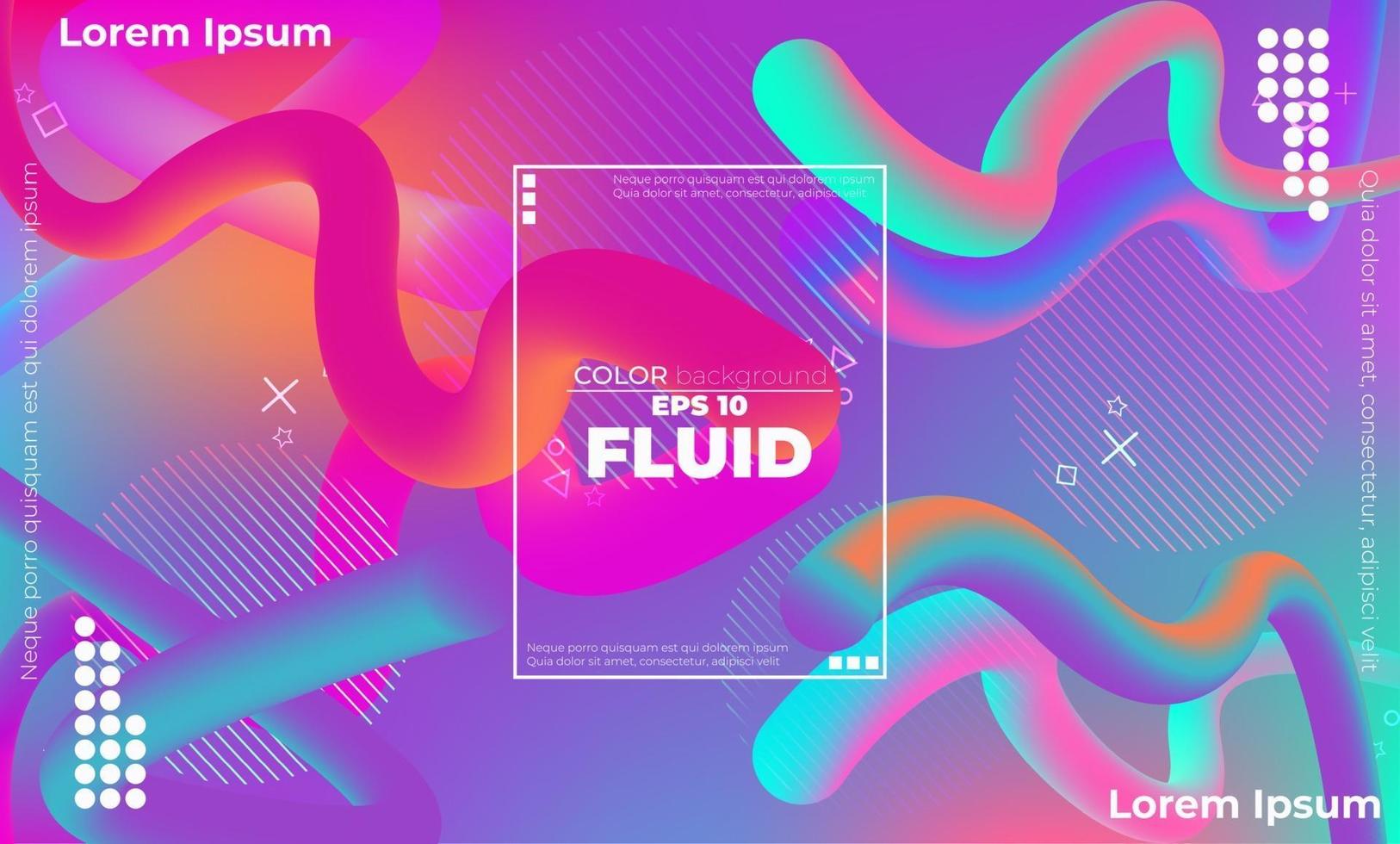 Creative geometric wallpaper. Trendy fluid flow gradient shapes composition. Visual Supply Company background for gift card,  Poster on wall poster template,  landing page, ui, ux ,coverbook,  baner, vector