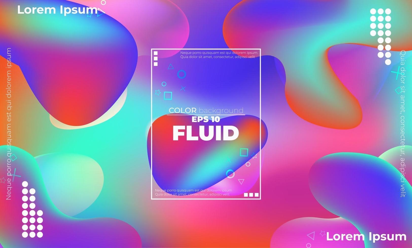 Creative geometric wallpaper. Trendy fluid flow gradient shapes composition. Visual Supply Company background for gift card,  Poster on wall poster template,  landing page, ui, ux ,coverbook,  baner, vector
