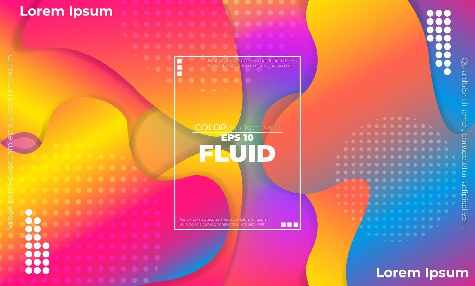 Abstract fluid color pattern of neon color liquid gradient background with modern geometric dynamic motion style Suitable For Wallpaper, Banner, Background, Card, Book Illustration, landing page, vector