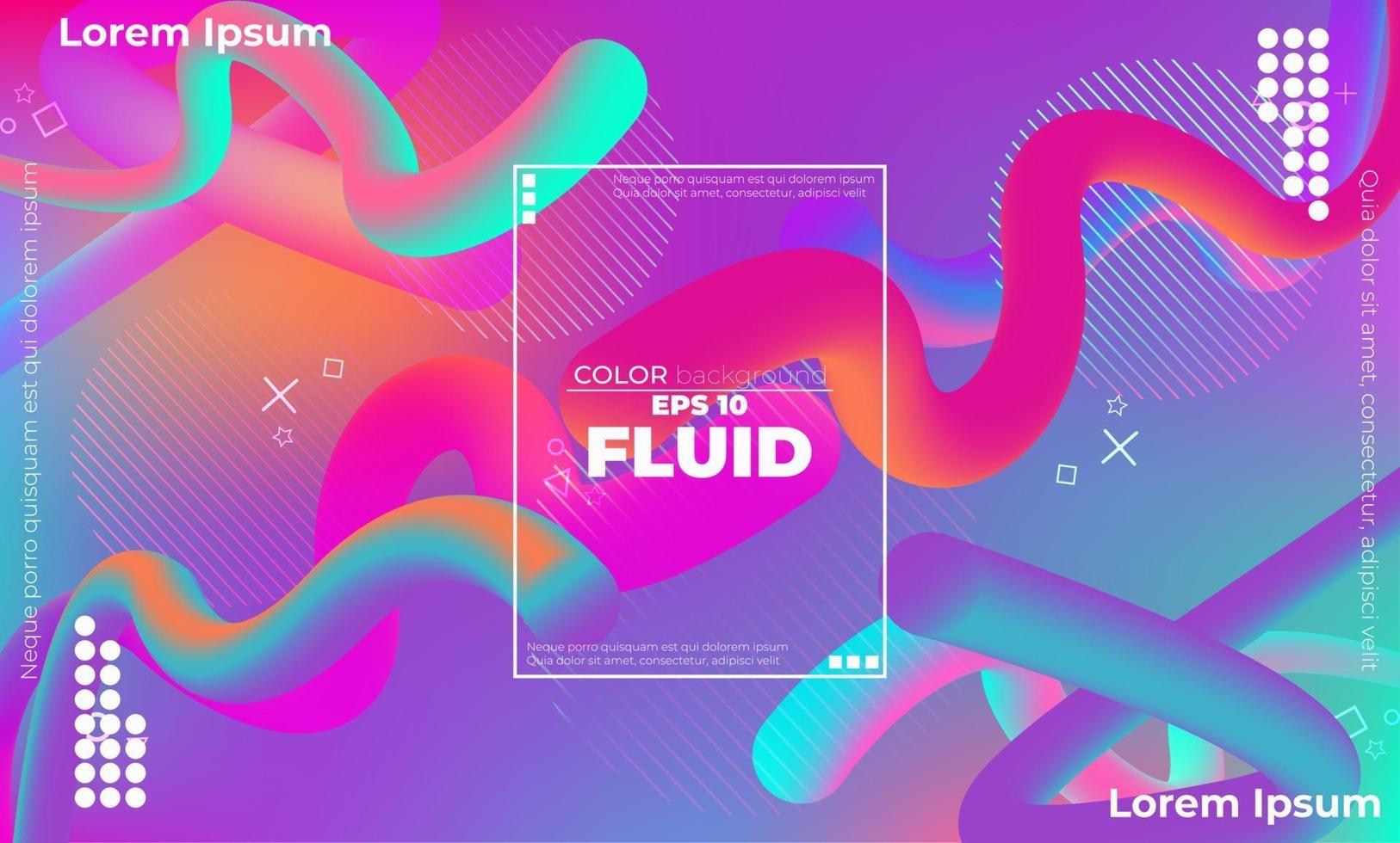 Creative geometric wallpaper. Trendy fluid flow gradient shapes composition. Visual Supply Company background for gift card,  Poster on wall poster template,  landing page, ui, ux ,coverbook,  baner, vector