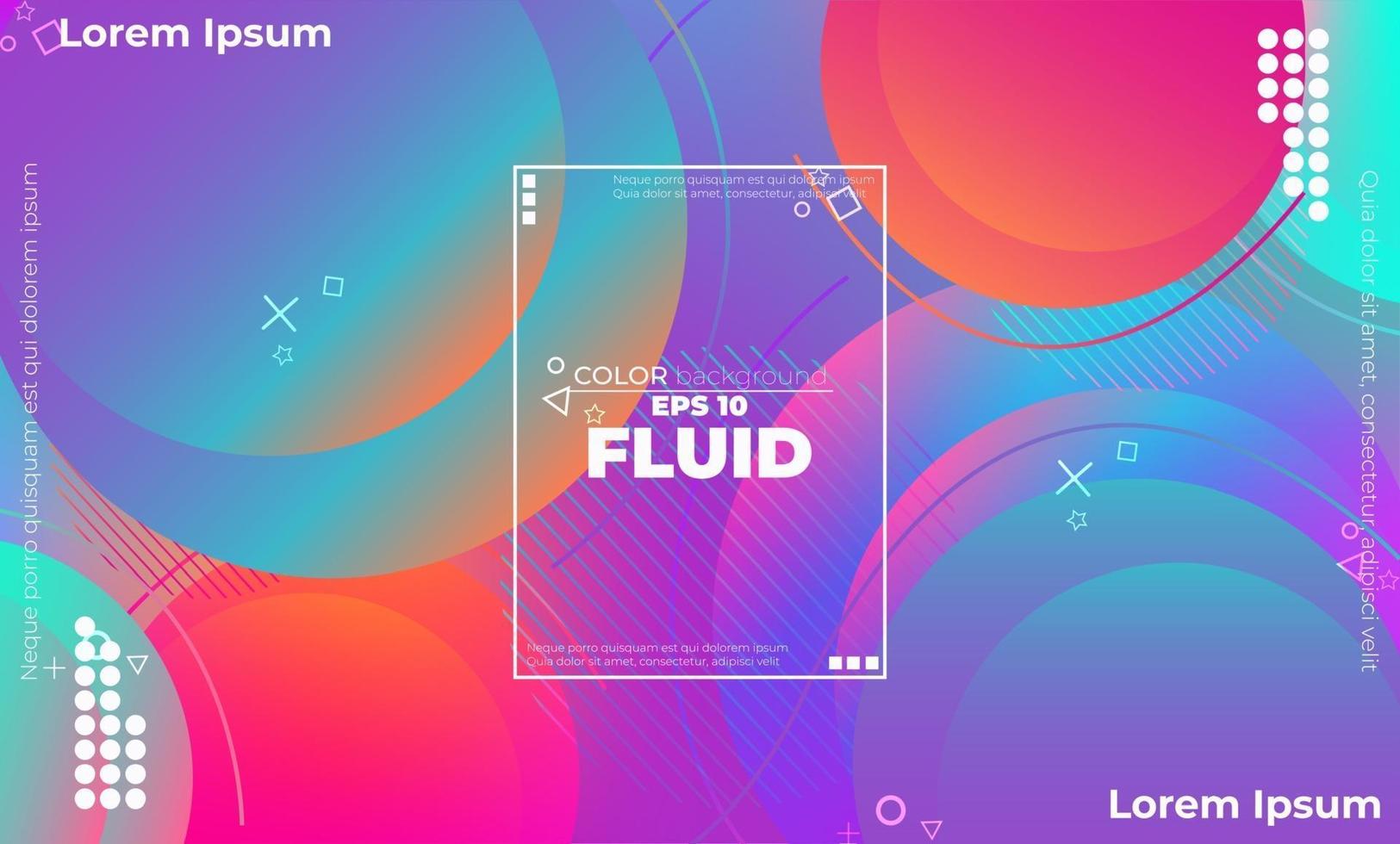 Creative geometric wallpaper. Trendy fluid flow gradient shapes composition. Visual Supply Company background for gift card,  Poster on wall poster template,  landing page, ui, ux ,coverbook,  baner, vector