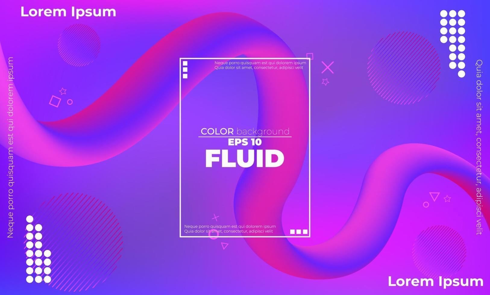 Abstract fluid color pattern of neon color liquid gradient background with modern geometric dynamic motion style Suitable For Wallpaper, Banner, Background, Card, Book Illustration, landing page, vector