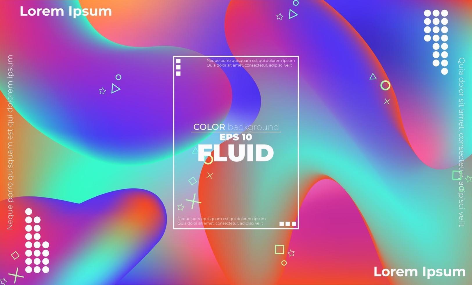 Creative geometric wallpaper. Trendy fluid flow gradient shapes composition. Visual Supply Company background for gift card,  Poster on wall poster template,  landing page, ui, ux ,coverbook,  baner, vector