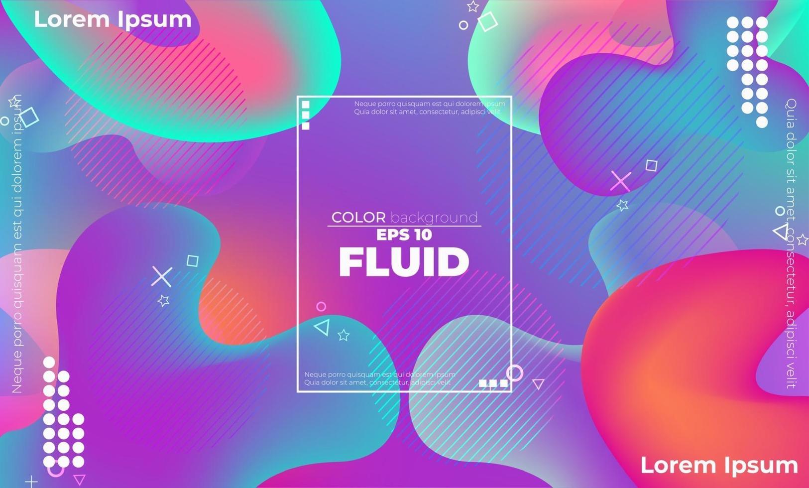 Creative geometric wallpaper. Trendy fluid flow gradient shapes composition. Visual Supply Company background for gift card,  Poster on wall poster template,  landing page, ui, ux ,coverbook,  baner, vector