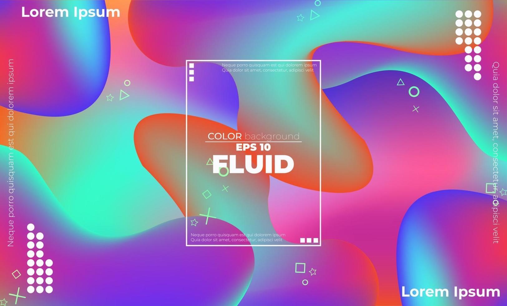 Creative geometric wallpaper. Trendy fluid flow gradient shapes composition. Visual Supply Company background for gift card,  Poster on wall poster template,  landing page, ui, ux ,coverbook,  baner, vector