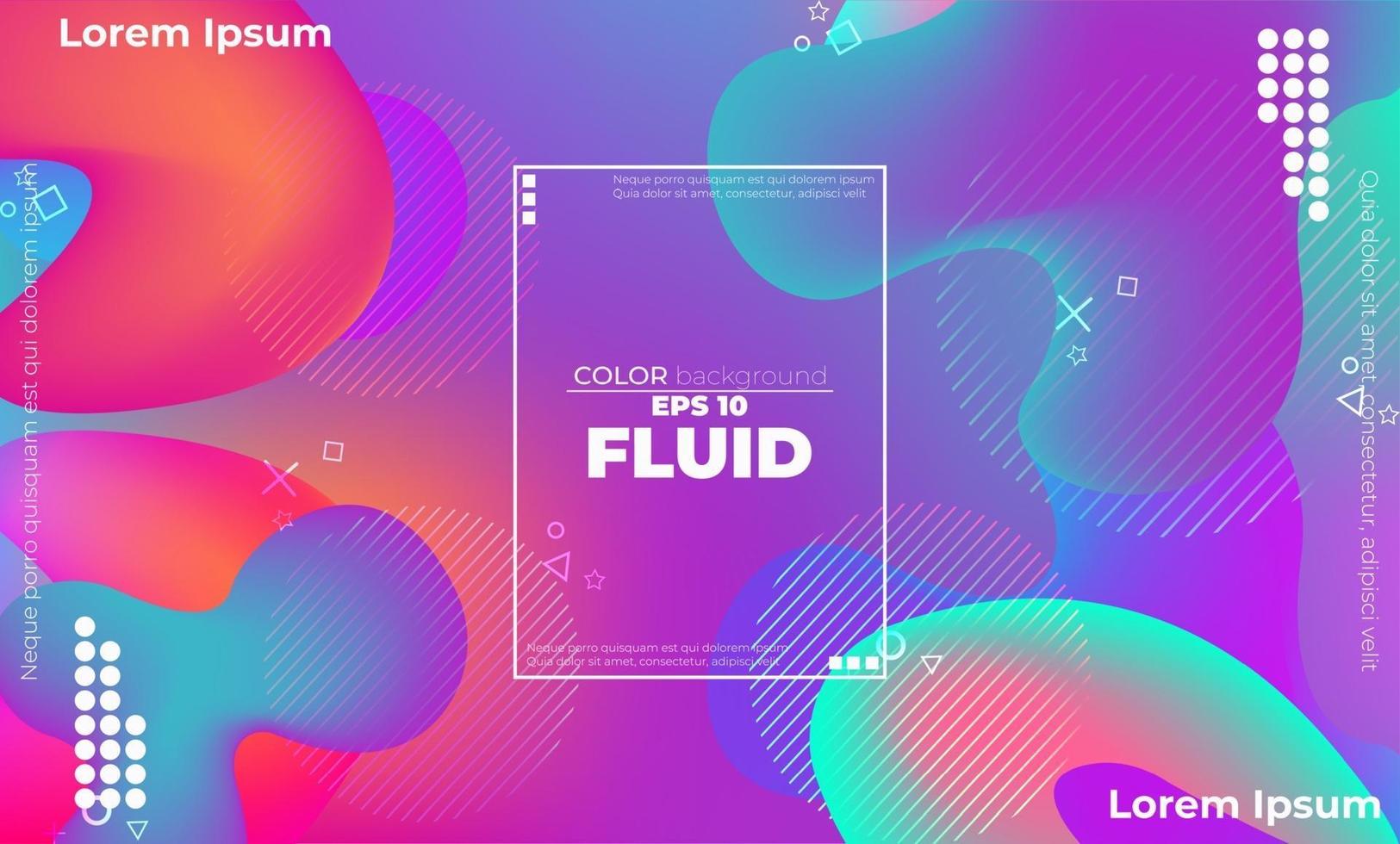 Creative geometric wallpaper. Trendy fluid flow gradient shapes composition. Visual Supply Company background for gift card,  Poster on wall poster template,  landing page, ui, ux ,coverbook,  baner, vector