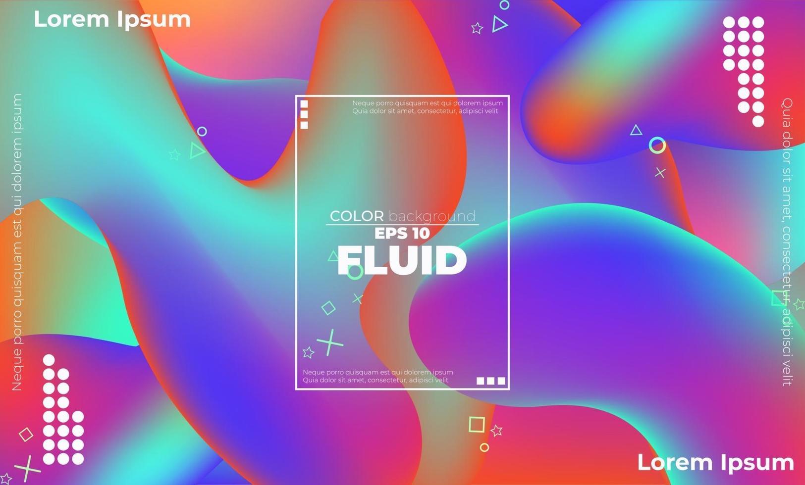 Creative geometric wallpaper. Trendy fluid flow gradient shapes composition. Visual Supply Company background for gift card,  Poster on wall poster template,  landing page, ui, ux ,coverbook,  baner, vector