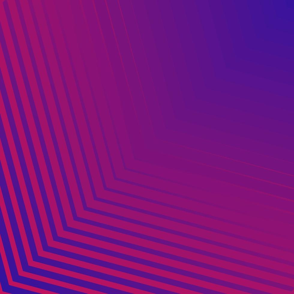 Abstract blue and pink neon gradient stripes, line pattern background and texture. vector